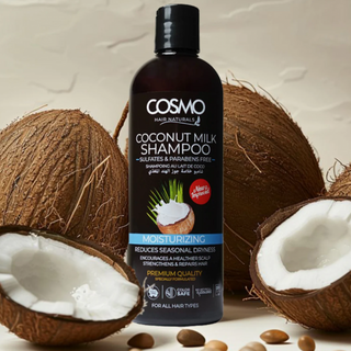 Cosmo coconut milk shampoo 1000ml deep hydration sulfate free gentle cleansing hair care shampoo