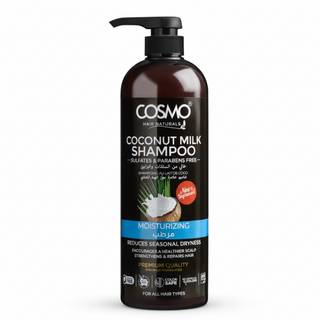Cosmo coconut milk shampoo 1000ml deep hydration sulfate free gentle cleansing hair care shampoo