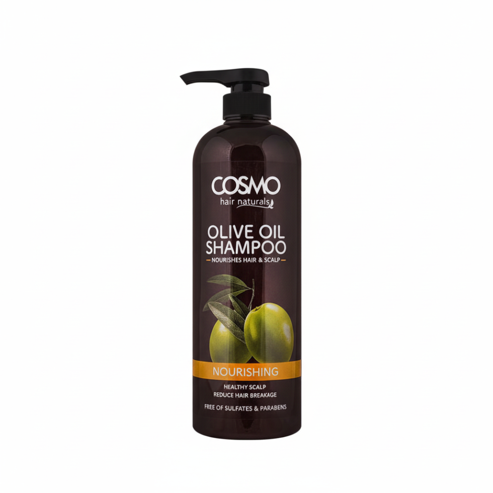 Cosmo hair naturals olive oil nourishing shampoo 1000ml reduce hair breakage shampoo