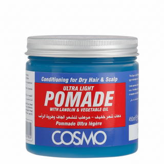Cosmo lanolin and vegetable oil hair pomade 450ml light hold deep moisture hair styling cream