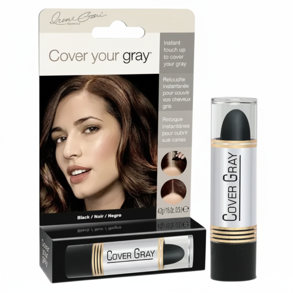 cover your gray instant black touch up stick root coverage gray hair quick easy temporary hair color stick black shade