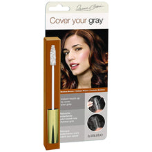 cover your gray medium brown hair mascara instant root and gray touch up brush for natural brown hair coverage and styling look