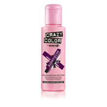crazy color semi permanent aubergine no 50 hair dye 100ml deep purple wash out hair colour conditioning glossy finish