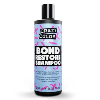 Crazy Color bond restore shampoo for repairing damaged hair and strengthening hair bonds