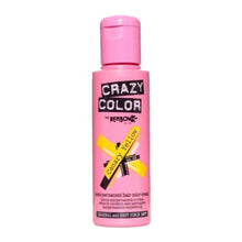 crazy color semi permanent canary yellow no 49 hair dye 100ml bright yellow wash out hair colour conditioning glossy finish