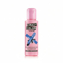 crazy color semi permanent capri blue no 44 hair dye 100ml vibrant blue wash out hair colour conditioning glossy finish