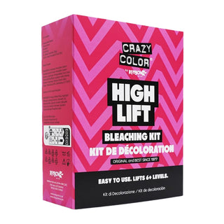 Crazy Color high lift bleaching kit 30 vol for lightening hair up to 6 levels