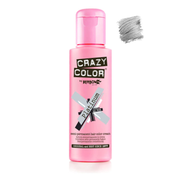 Crazy Color Semi-Permanent Hair Colour 100ml | Wash-Out Hair Dye