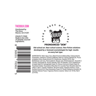 The Doux C.R.E.A.M. Twist & Curl Cream 16oz | Moisture, Definition & Frizz Control