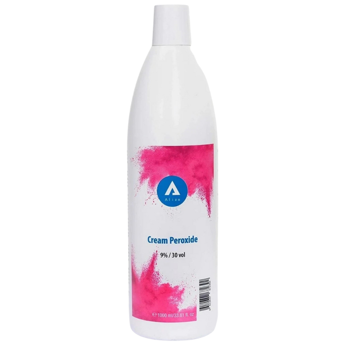 Cream peroxide 30 vol 1000ml professional hair developer for color and medium lightening salon use