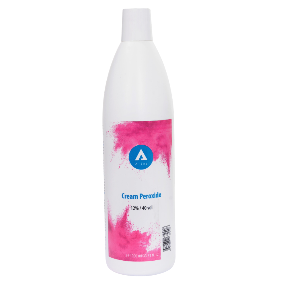 Cream peroxide 40 vol 1000ml professional hair developer for strong bleaching and hair color lightening salon use