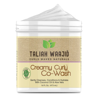 taliah waajid creamy curly co wash coconut oil aloe vera cleansing conditioner 473ml