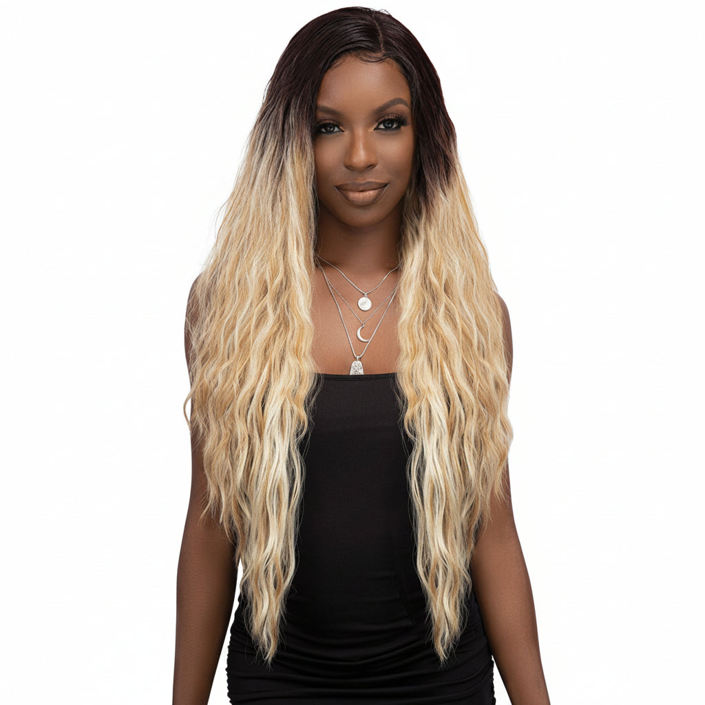 Janet Collection Melt 13x6 Frontal Part Lace Wig - BAILEY