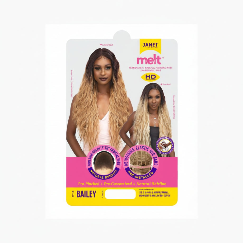 Janet Collection Melt 13x6 Frontal Part Lace Wig - BAILEY