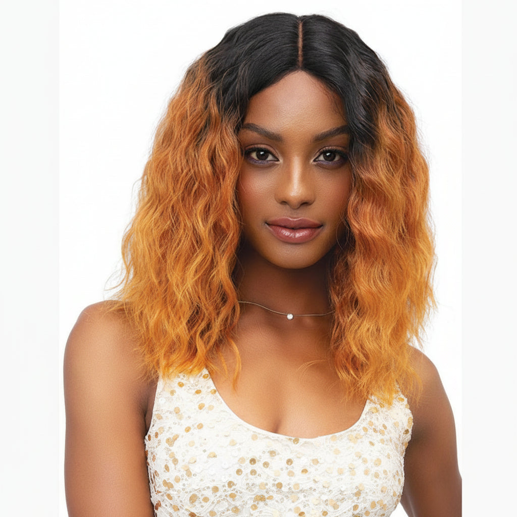 Janet Collection Extended Part Swiss Lace Wig - CAMPBELL