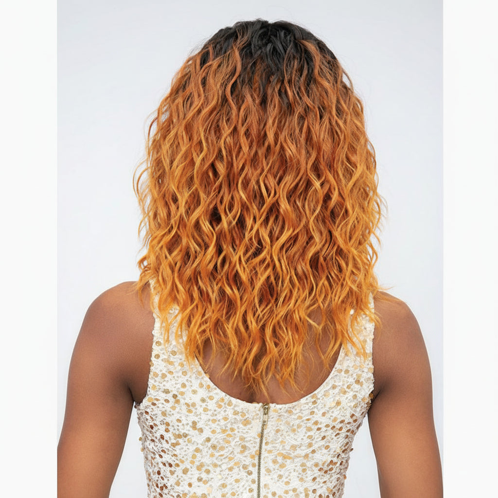 Janet Collection Extended Part Swiss Lace Wig - CAMPBELL