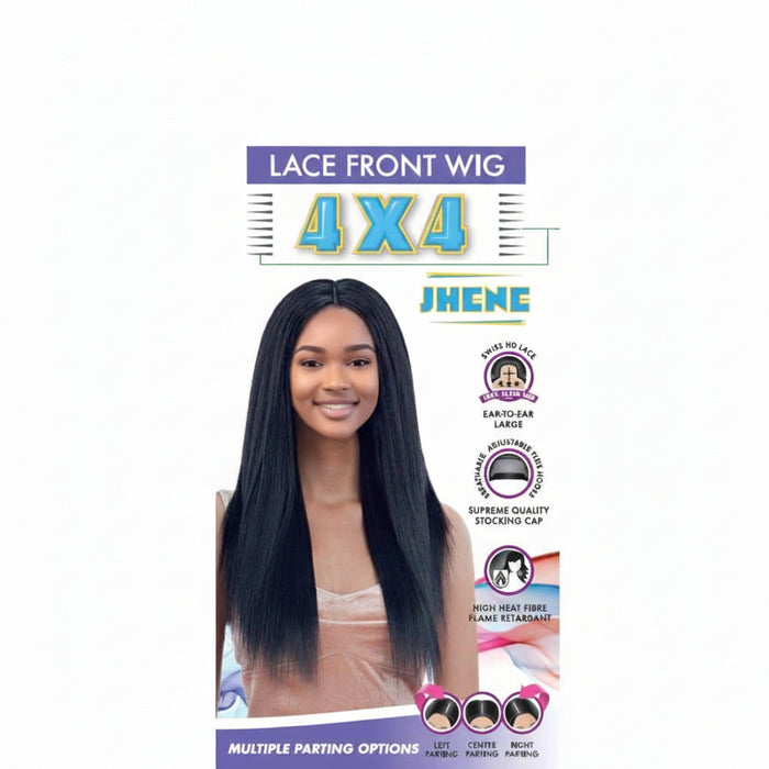 Obsession Synthetic Swiss HD 4x4 Lace Front Free Part Straight Hair Wig - JHENE