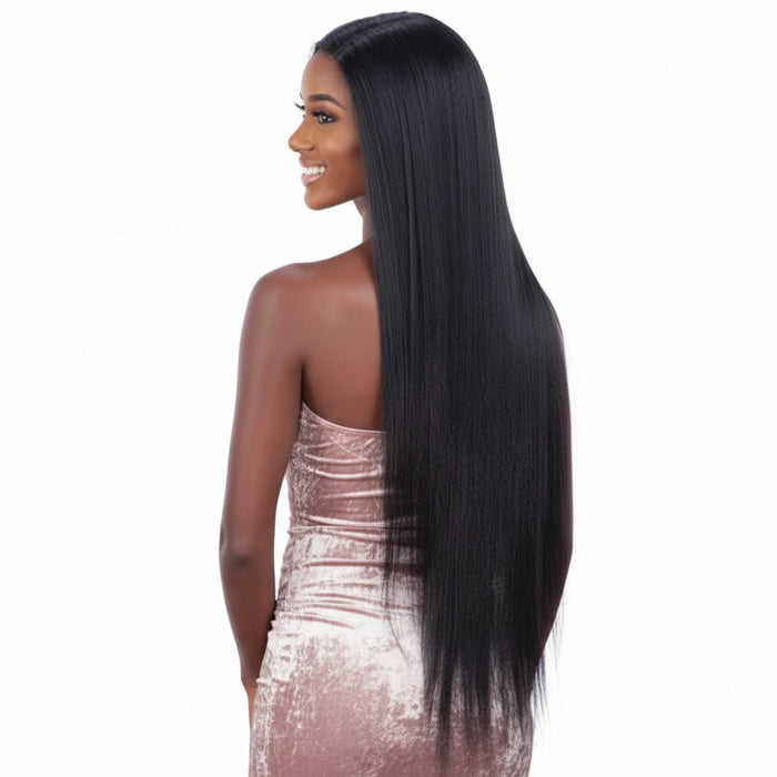 Obsession Synthetic Swiss HD 13X4 Lace Front Free Part Yaki Hair Wig - TAKEISHA
