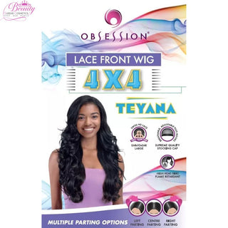 Obsession Synthetic Swiss HD 4x4 Lace Front Free Part Wig - TEYANA