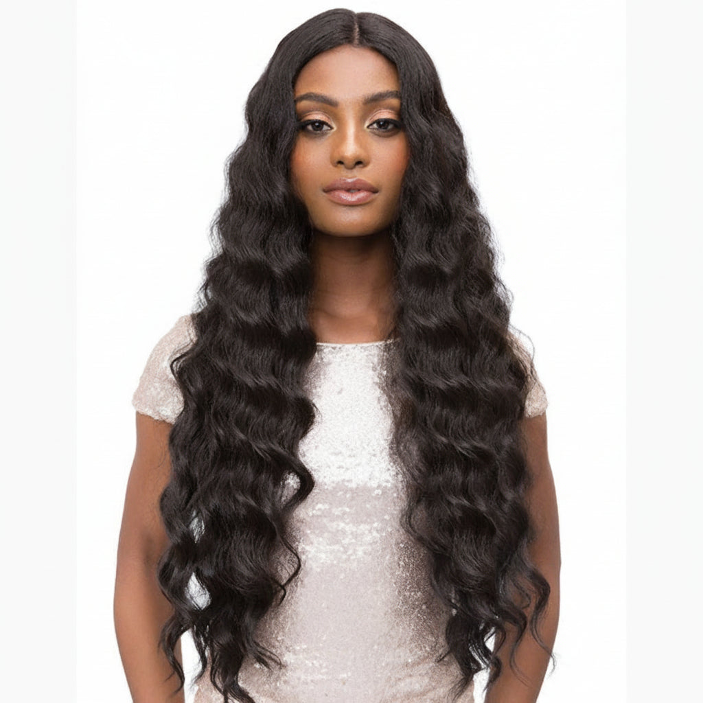 Janet Collection Swiss Lace Extended Part Deep Wig - JULIANA