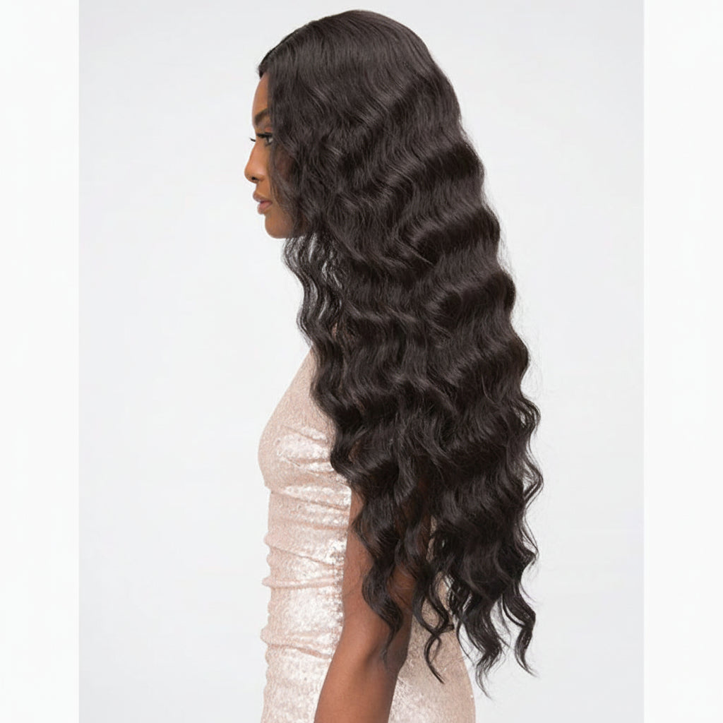 Janet Collection Swiss Lace Extended Part Deep Wig - JULIANA
