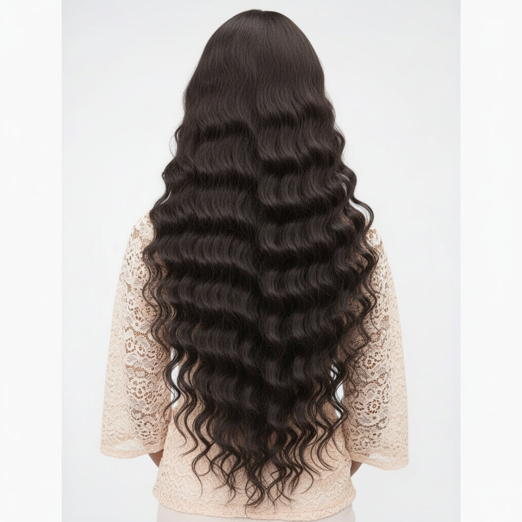 Janet Collection Swiss Lace Extended Part Deep Wig - JULIANA