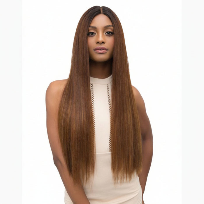 Janet Collection Extended Part Deep Swiss Lace Front Wig - LEAH