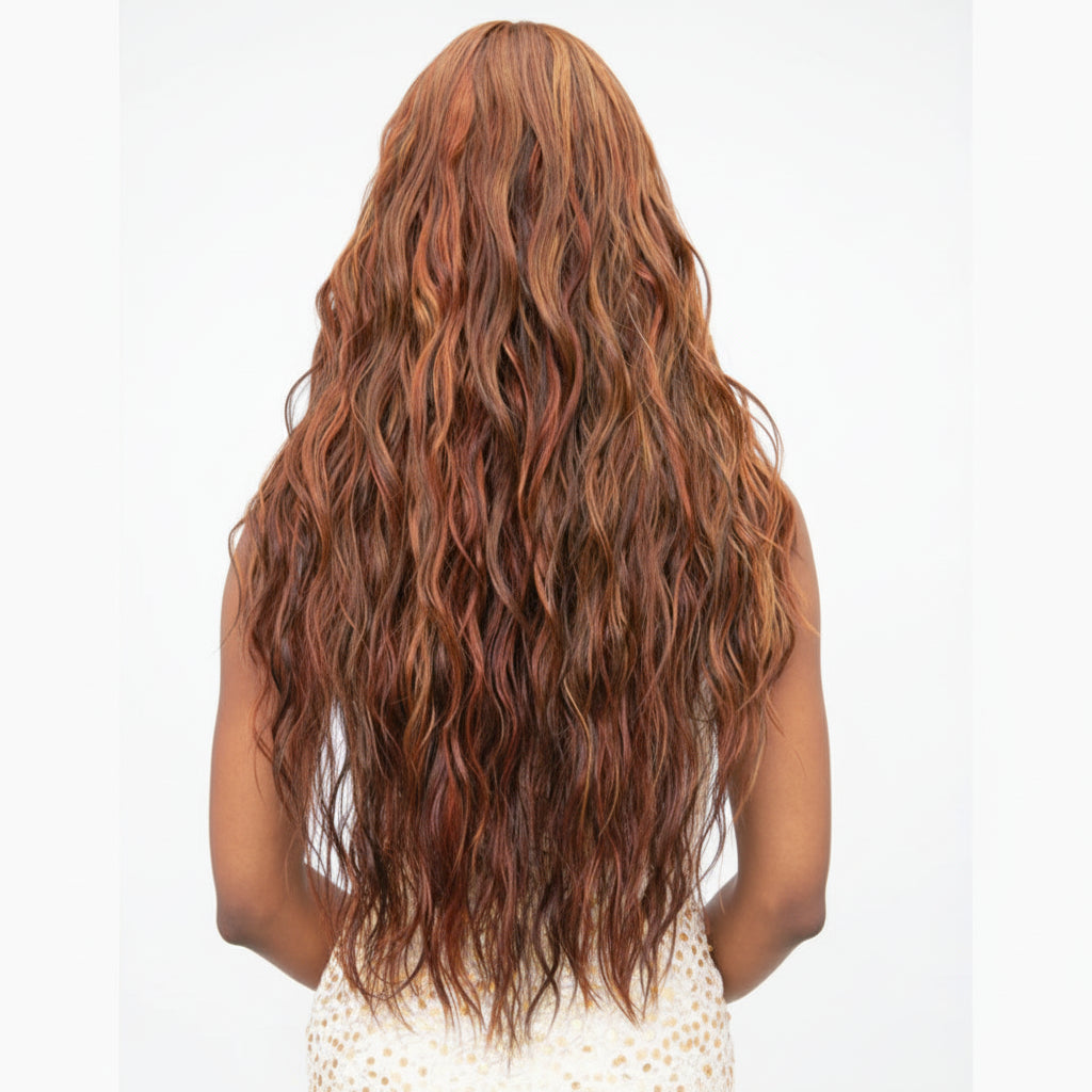 Janet Collection Synthetic Extended Deep Part Lace Wig - MICHELLE
