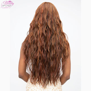 Janet Collection Synthetic Extended Deep Part Lace Wig - MICHELLE