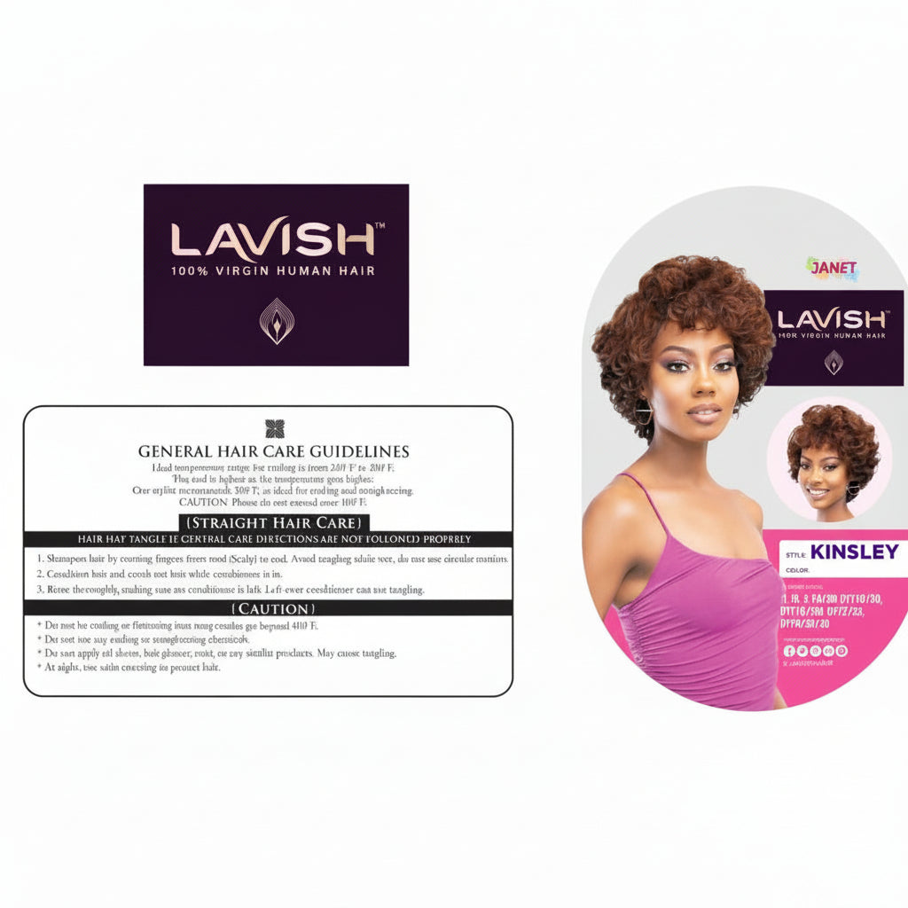 Janet Collection Lavish 100% Virgin HH Wig - KINSLEY