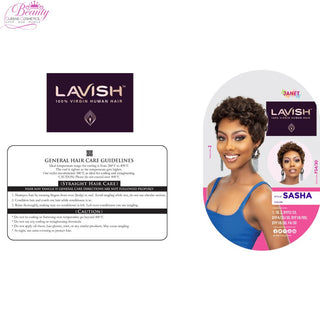 Janet Collection Lavish 100% Natural Virgin Remy Human Hair Wig - SASHA