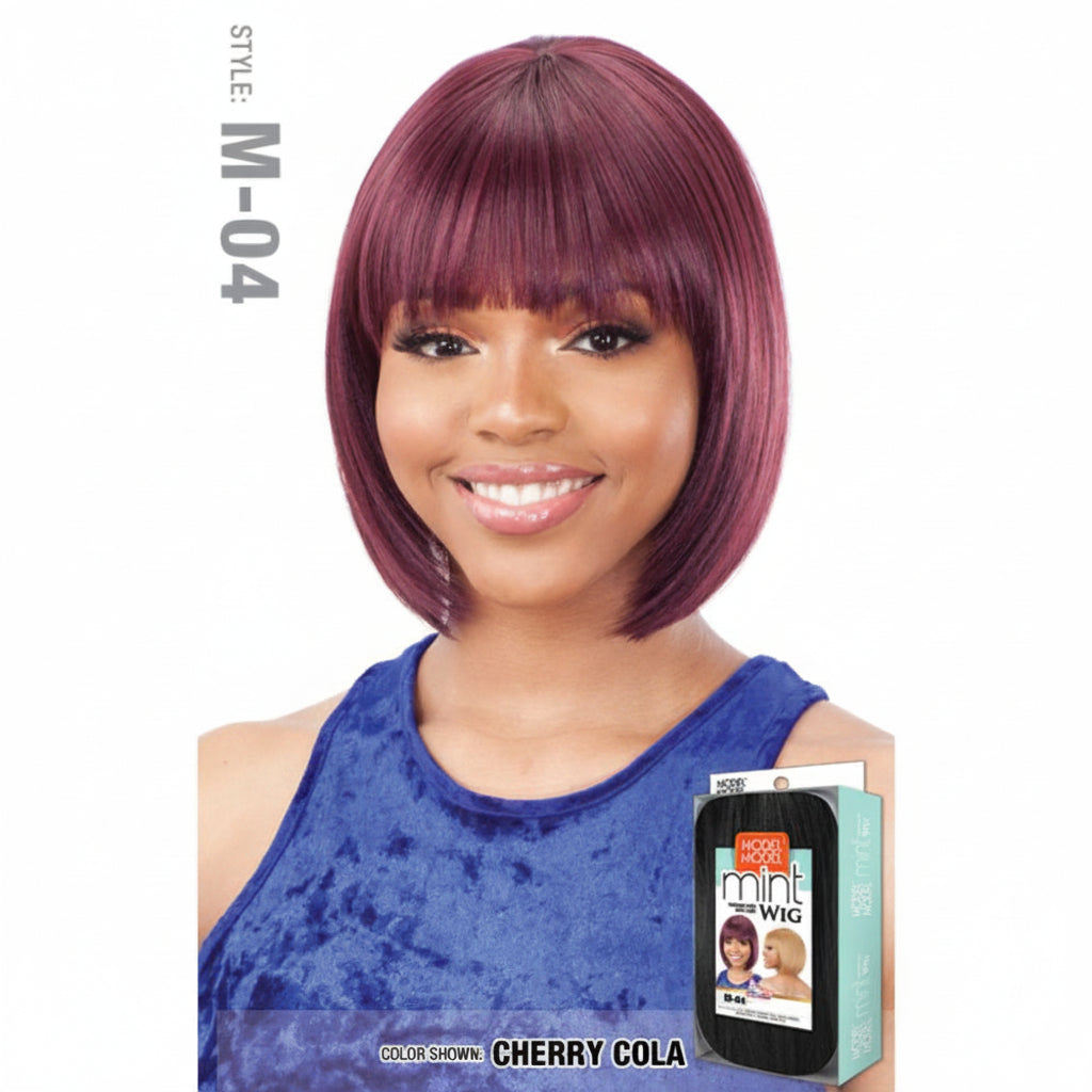 Model Model Synthetic Mint Wig - M 04