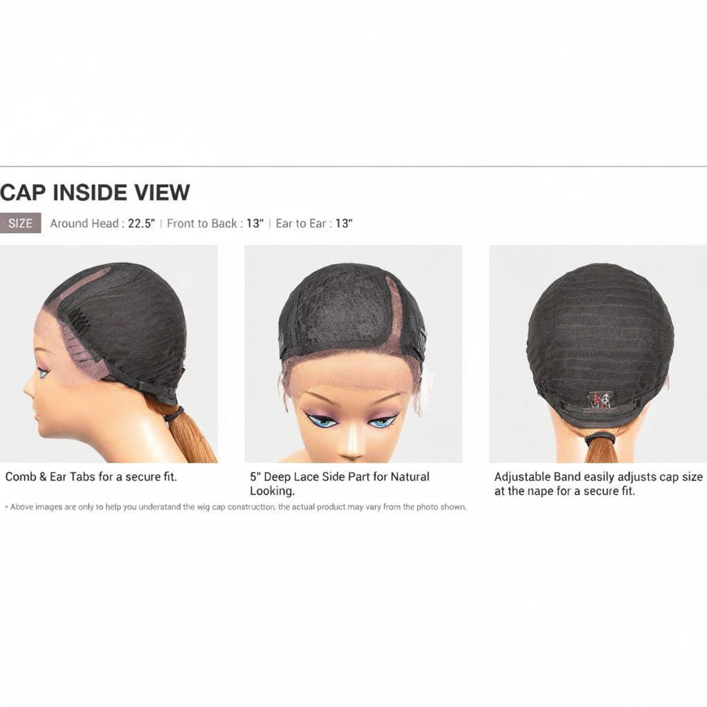 Bobbi Boss Brazillian Hair HD Lace Front Wig - SHEA