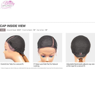 Bobbi Boss Brazillian Hair HD Lace Front Wig - SHEA