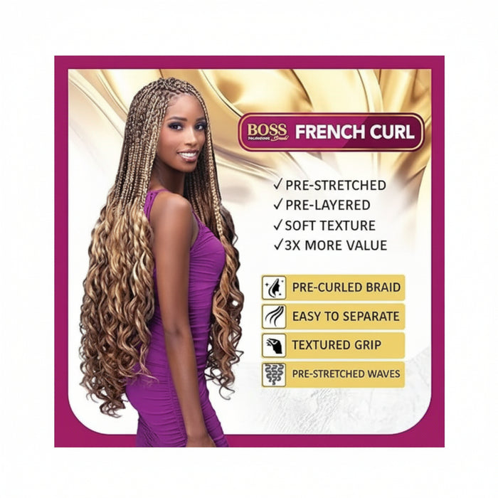 Bobbi Boss Box Braid 2X Value Pack 24" - FRENCH CURL 24"