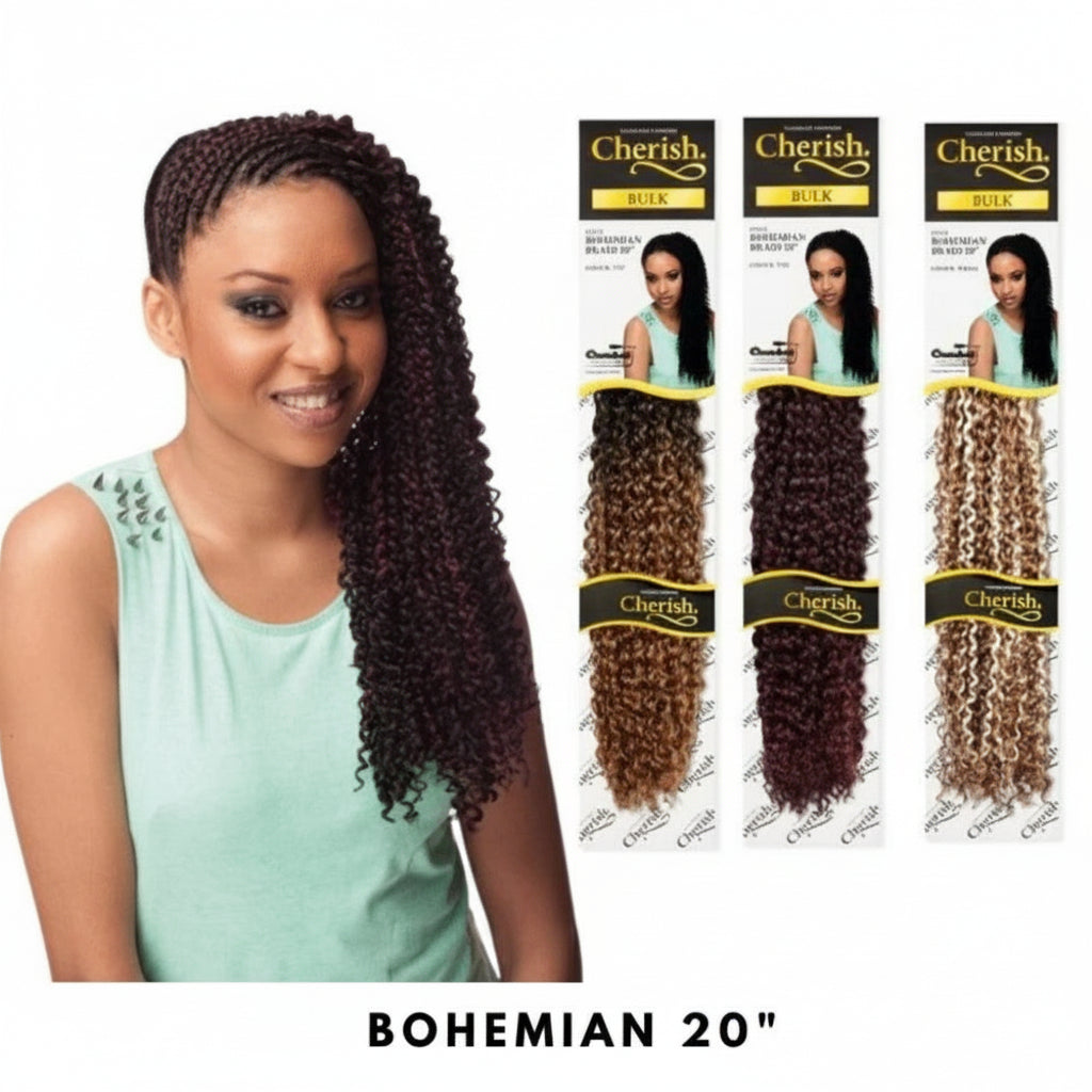 Cherish Crochet Synthetic Braid - BOHEMIAN BRAID 20"