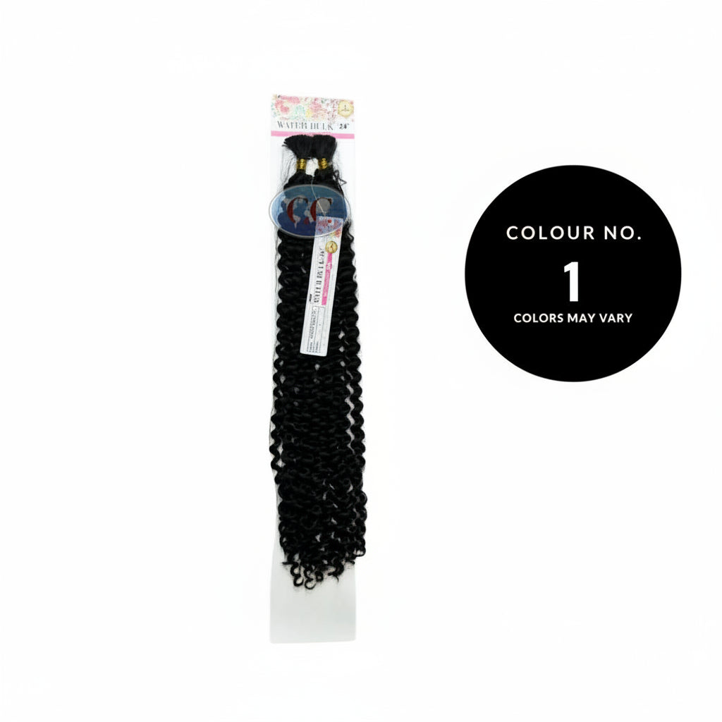 Smart Braid Pre-Curled Synthetic Braid- WATER BULK 24"