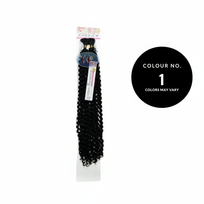 Smart Braid Pre-Curled Synthetic Braid- WATER BULK 24"