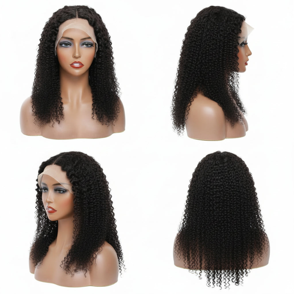 Dressmaker Brazillian Swiss Lace Wig 4x4 Lace Frontal - JERRY CURL