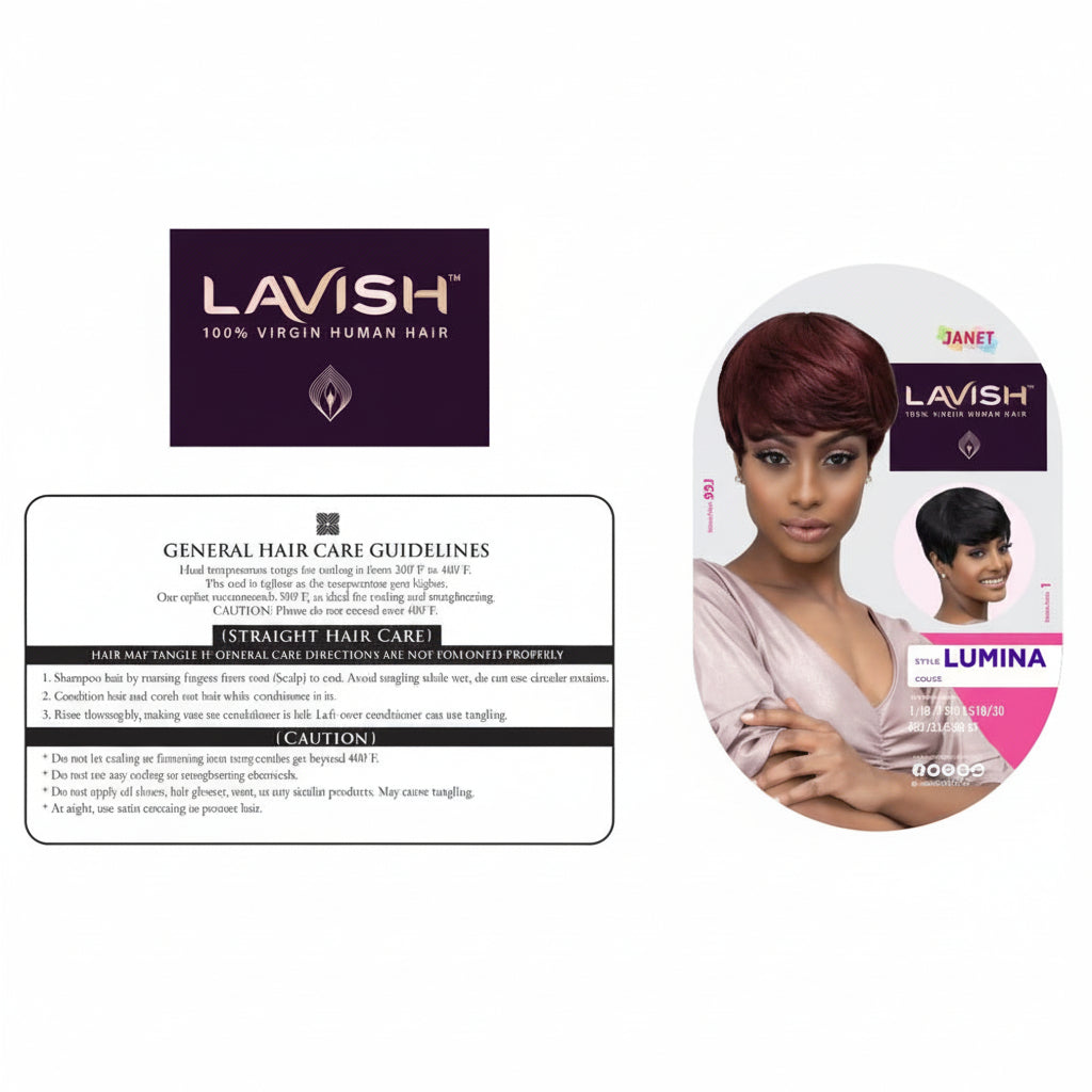 Janet Collection Lavish 100% Virgin HH Wig - LUMINA