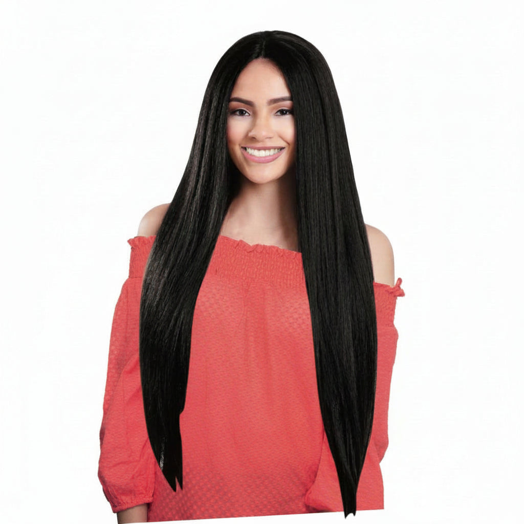 Obsession Human Hair Mix Fusion Lace Front Wig - AYLEEN