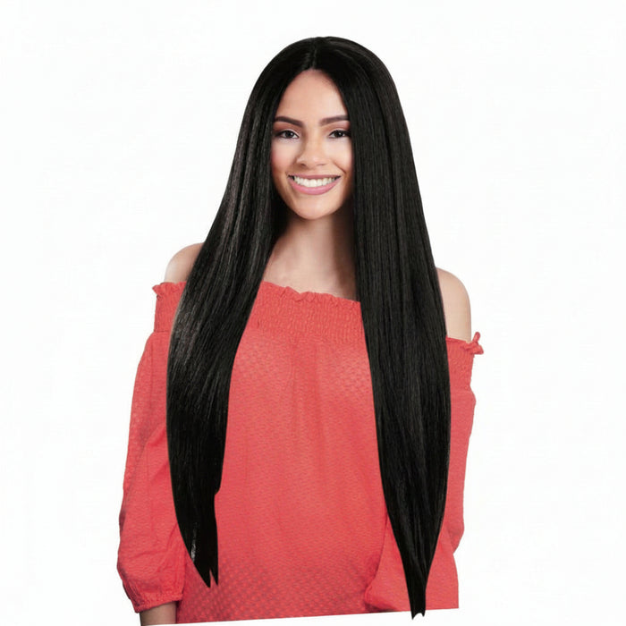 Obsession Human Hair Mix Fusion Lace Front Wig - AYLEEN