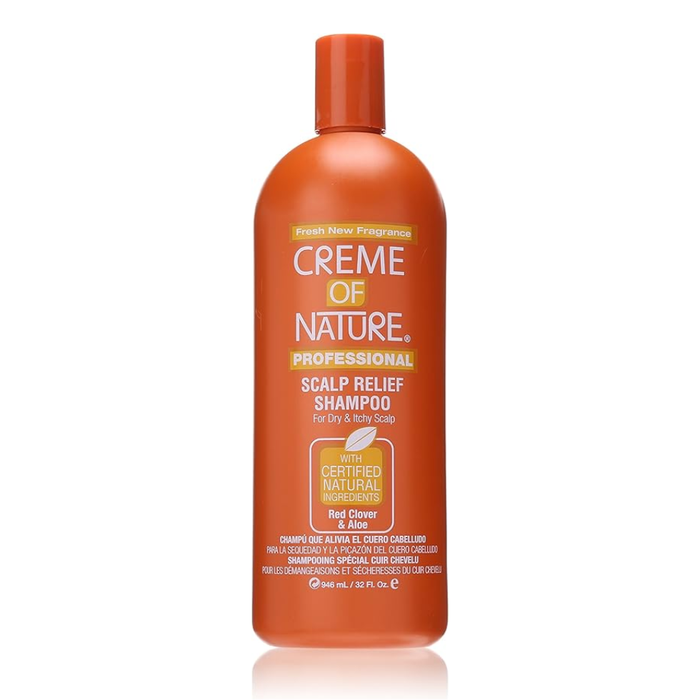 CREME OF NATURE SHAMPOOING SOULAGEMENT DU CUIR CHEVELU 946ML/32OZ