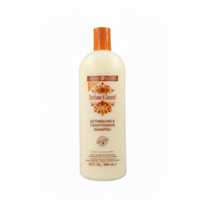 Creme Of Nature Sunflower Coconut Shampoo 32oz | Detangling & Conditioning