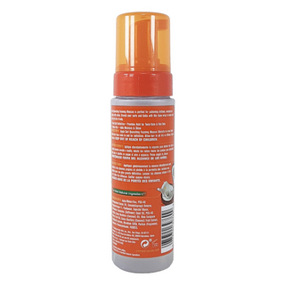 Creme of nature coconut milk foaming mousse for curl definition hydration frizz control and soft bouncy hair styling