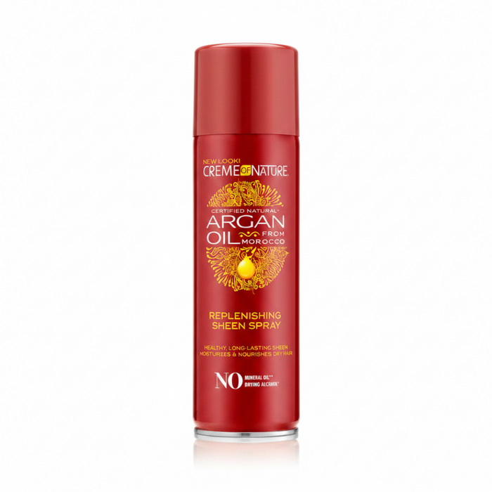 Creme Of Nature Replenishing Sheen Spray 473ml | Argan Oil Shine & Moisture