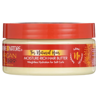 Creme of nature argan oil butter soft curls 213g hydrate define natural curls moisturizing curl cream for soft bouncy frizz free hair styling product