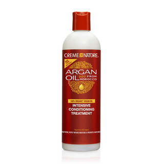 Creme of nature argan oil intensive conditioning treatment 591ml deep repair hair mask hydrating strengthening treatment for dry damaged hair soft smooth healthy hair care