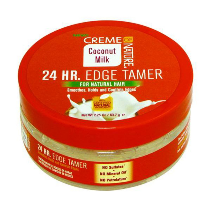 Creme Of Nature Coconut Milk Edge Tamer 2.25oz | 24HR Hold Smooth Edges