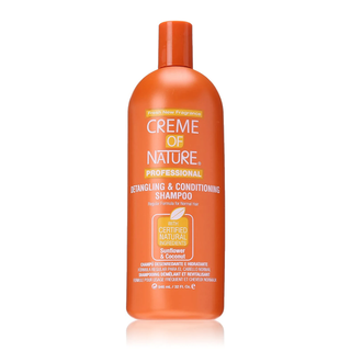 Creme of nature professional detangling conditioning shampoo 32oz moisturizing smooth hair shampoo for easy detangling soft and manageable hair care formula